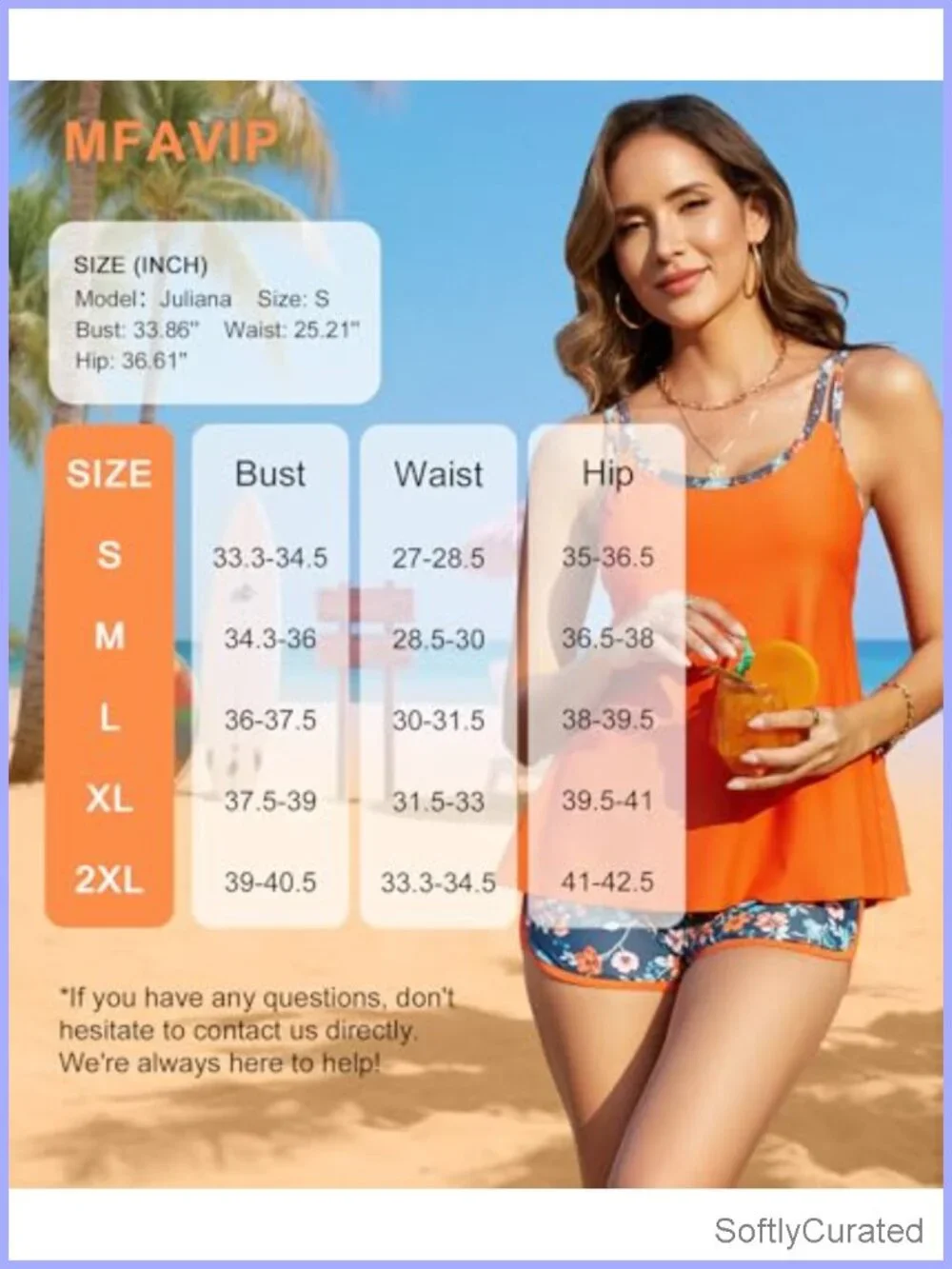 Tankini Swimsuits for Women Tummy Control Two Piece with Board Shorts